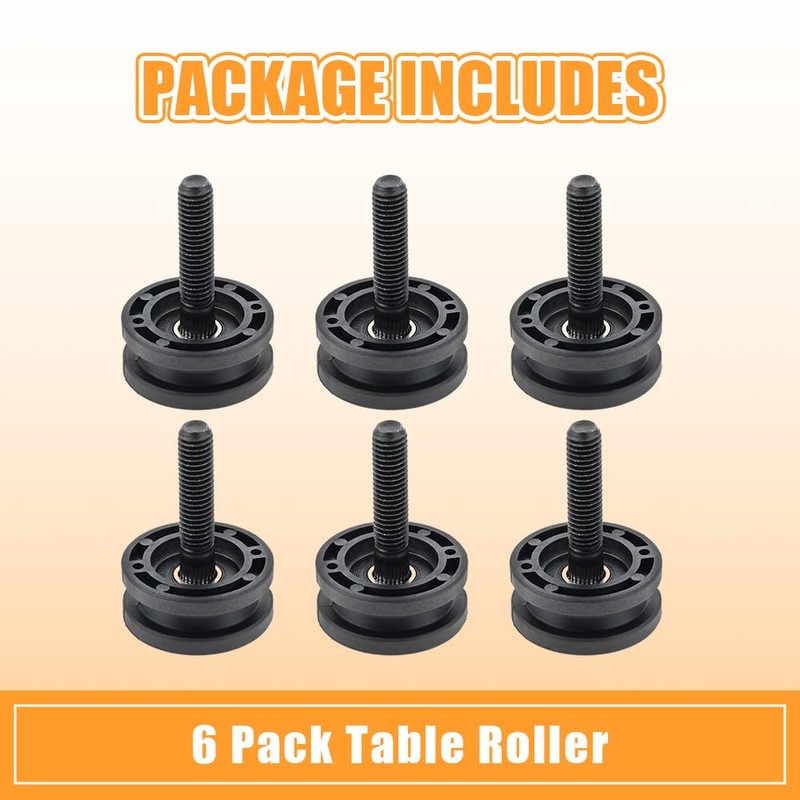 6PCS 305784005 305784001 Tile Saw Roller Assembly Compatible with Ryobi