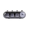 Karlsson Retro Tube Calendar Flip Alarm Clock