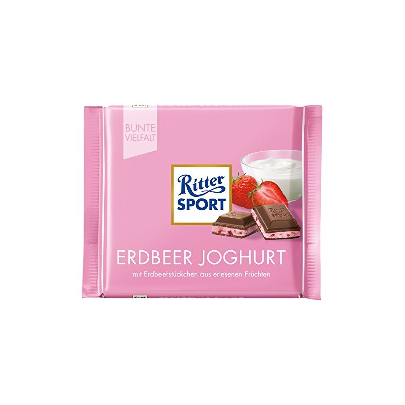 Ritter Sport Strawberry Yogurt, 100 g
