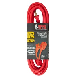 DOGOTULS MC8100, Extensión Eléctrica 5M - 2X16 AWG, Uso Rudo