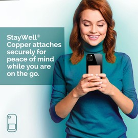 StayWell® Pure Copper Phone Patch Plate – Health & Wellness Cell Phone Self Adhesive Plate Attaches to Your Cell Phone Or Devices