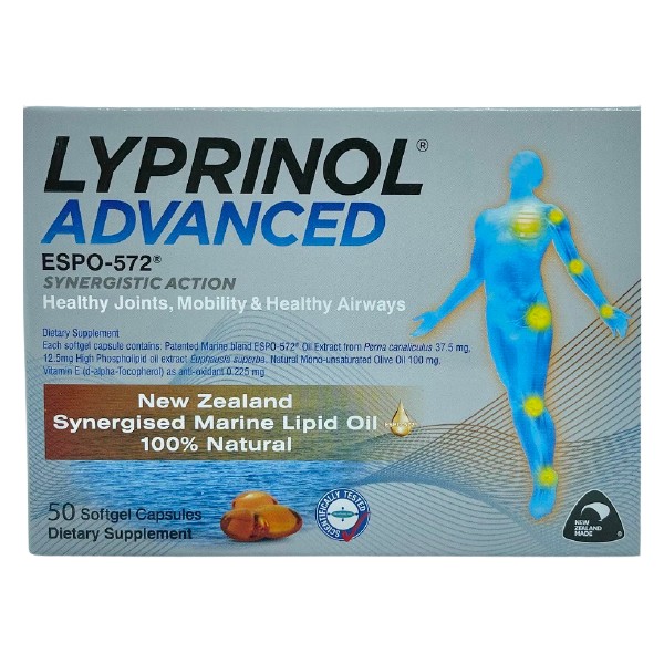 Lyprinol ADVANCED ESPO-572 Synergistic Action Softgel Capsules 50