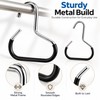Wall-Mounted Hat Organizer for Accessory Storage – 2-Pack Durable Metal