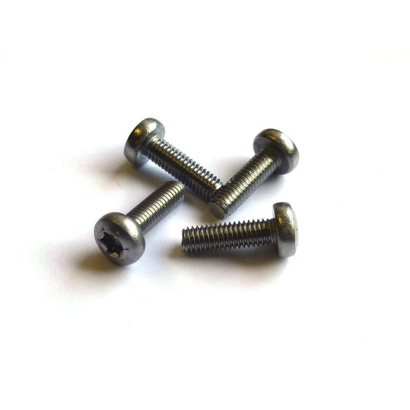 Assortment box with 240 pieces small raised head screws according