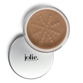 Jolie Mineral Loose Foundation Powder - 100% Pure Toxin-Free, Unscented, Hypoallergenic, Oil-Free, Talc & Paraben-Free (Mineral Shell Beige)