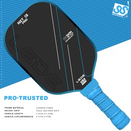 Cold-Pressed Pickleball Paddles, Carbon Fiber Pickle Ball Rackets,The Pickleball Paddle Designed for Ultimate Spin & Consistency | Pickleball Gifts