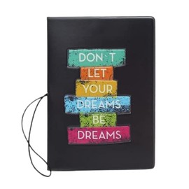 Vape Sharks World Map Passport Cover & Travel Wallet. Ticket Holder/Protector with Card Case Pouch & Elastic Band Closure (Dreams)