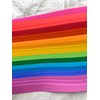 1/4" Rainbow Paper Strips for German, Froebel, Moravian Stars &