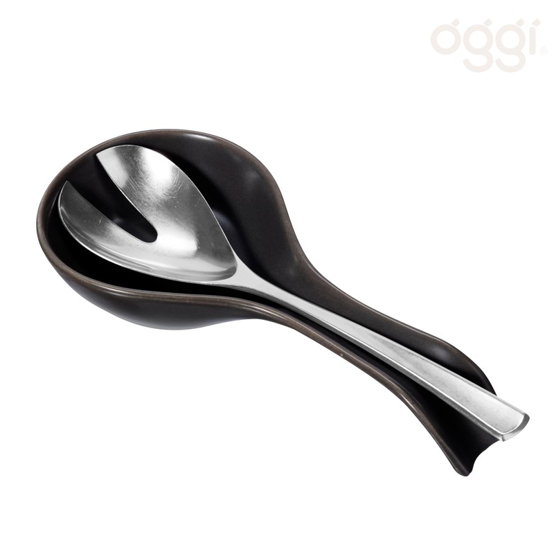 OGGI Ceramic Spoon Rest- Spoon Rest for Stove Top, Spoon