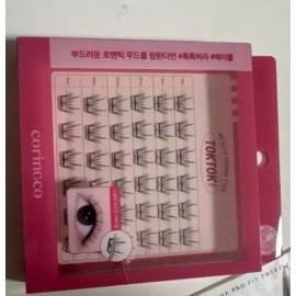 Coringco 코링코속눈썹 코링코 톡톡하라 노글루 셀프 속눈썹 (노글루 메이플 라이트) Corningco Individual Lashes Coringco Tock Tock Hara No Glue Self Eyelashes (No Glue Maple Light)