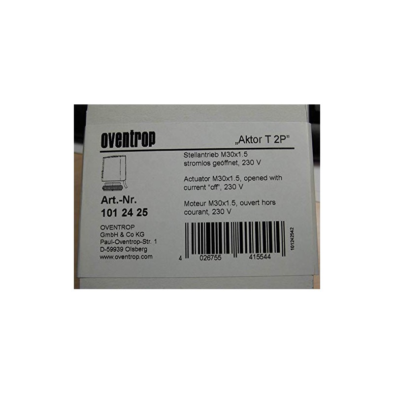 Oventrop Actuator Actuator T 2P Elektrothermisch 230 V, opened, without