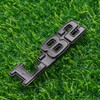 Right & Left Hood Badge 3D Emblems Nameplate Replacement for