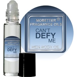 MOBETTER FRAGRANCE OILS Can't Defy Me Men Cologne Body Oil 1/3 oz roll on Glass Bottle