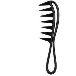 Peine de dientes anchos, 2Pcs Salon Wide Teeth Shark Comb Peine profesional de plástico de tiburón Peine De PeluqueríA De Pelo Rizado Masaje para La Herramienta De Peinado