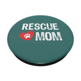 Rescue Mom Paw Print on Mountain Green