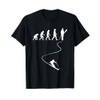 Skiing Winter Sports Ski Lover Evolution Of Skier T-Shirt