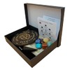 AB India Crafts Taschen Pendel Set Schwarzer Turmalin Edelstein Pendel