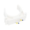 White Piping parts Maxline M8065 Plastic tubing clamp for 3/4-inch