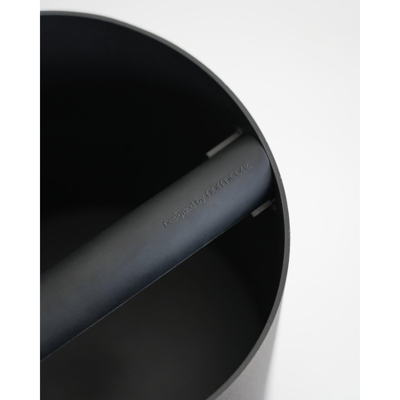 Normcore Espresso Knock Box - 1.8L Capacity, Holds 40–45 Pucks