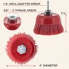 Dura-Gold 4" Abrasive Filament Nylon Bristle Cup Brush - 5/8"