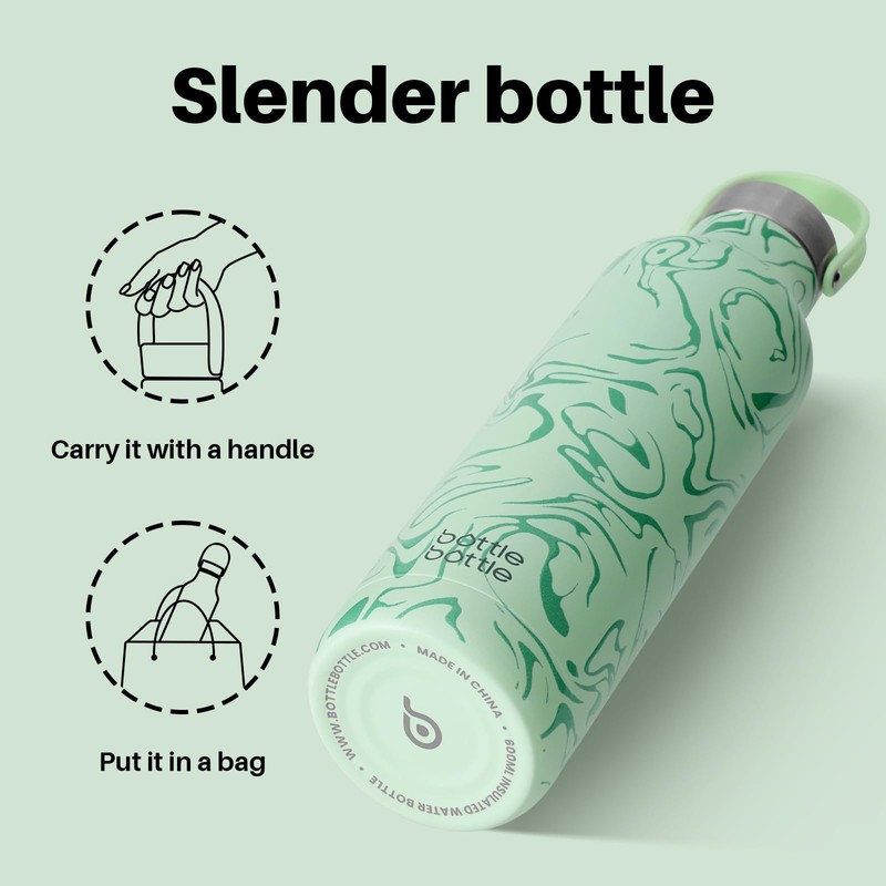 Bottle Bottle 600ml Insulated Water Bottle with Handle Hiking Drink