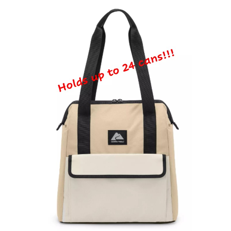 Ozark Trail 24 Can Wide Mouth Soft Cooler Tote, 16.9
