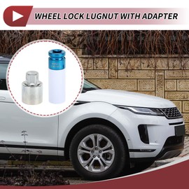HEROFFIX 1 Set Wheel Lock Lugnut for Land Rover Range Rover Type V Anti-theft Screw Nut Removal Key Socket with 17mm Adapter