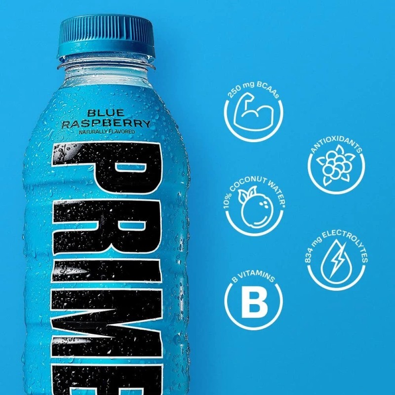 PRIME Hydration - Electrolytes Enhanced Sports Drink - Blue Raz,