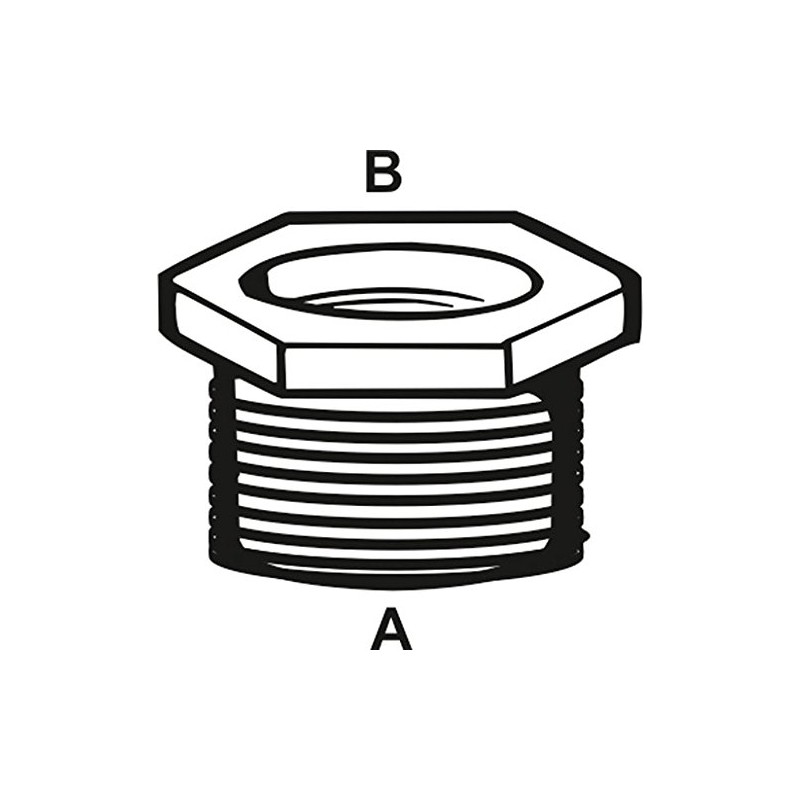 CORNAT T396306 11/4ET x 3/4-inch IT Brass Reducing Sleeve