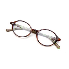 FEISEDY Vintage Oval Blue Light Glasses for Women Men Stylish Lightweight 90s Eyeglasses Fake Nerd Y2k Eyewear Frame B0242