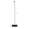 Superio Design Broom, Fancy Black and White Angle Broom, Cute