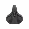 Oversized Wide Bike Seat with Shock Absorbing Balls, Waterproof PU