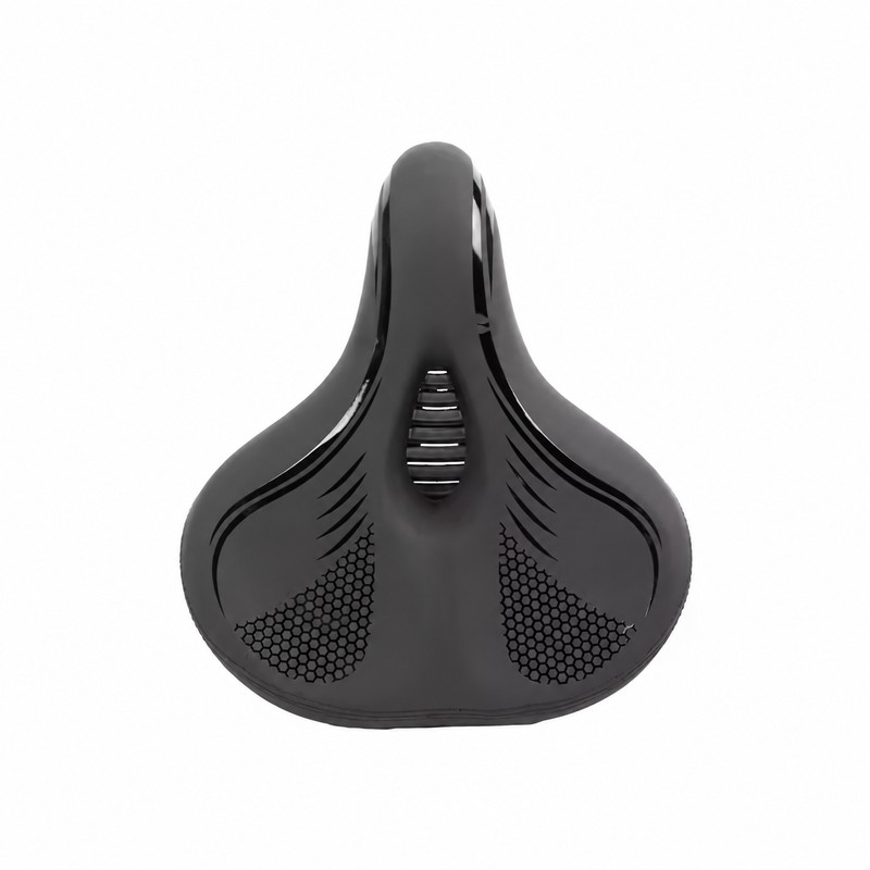 Oversized Wide Bike Seat with Shock Absorbing Balls, Waterproof PU