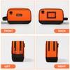 TUFFWORX Tool Bag, Dual Compartment Storage Pouch (Orange)