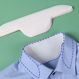 Shirt, neck sweat, neck stain prevention patch, sweat absorption pad, anti-contamination collar protection, 10p, 1 piece / 셔츠 목땀 목때 방지 패치 땀 흡수 패드 오염방지 카라보호 10p, 1개