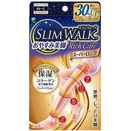Pip SlimWalk Sleep Beautiful Legs RichCare Super Long ML Size Pink Compression SLIMWALK