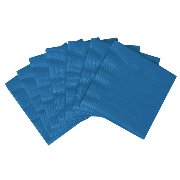 Bright Royal Blue 3-Ply Dinner Napkins| Pack of 20 | Party Supply