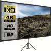 Vevor Pantalla Para Proyector 80puLG. 16:9 4k Con Trípode