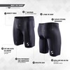 Synergy Men's Tri Shorts (Small, Black)