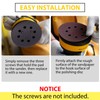 3PCS 5 Inch 8 Hole Hook & Loop Sander Replacement