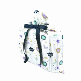 VZWraps You're Awesome Reusable Fabric Gift Bag for Birthday, Graduation or Any Occasion (Medium 17 Inches Wide by 18 Inches High)