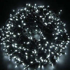 SHATCHI 200LEDs Christmas Tree Fairy String Lights 20m Lit - Multifunction 8 Light Modes, Timer, Memory, Indoor/Outdoor Low Voltage Waterproof Home Decorations