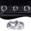 Car Central Control Air Conditioning Volume Knob Ring Cover Trim