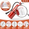 Chunful 101 Pieces Monthly Fire Extinguisher Inspection Tags 2026 to