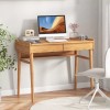 Costway Modern Home Office Computer Desk Writing with 2 Storage