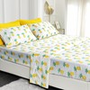American Home Collection 4 Piece Print Bedding Sheets & Pillowcases