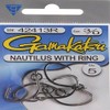 Gamakatsu Nautilus - Ganchos Circulares con Anilla (4 Unidades), Tamaño