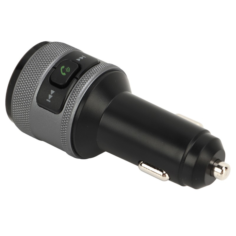 Bluetooth FM Transmitter QC3.0 Fast Charging CVC Noise Cancellation Handsfree