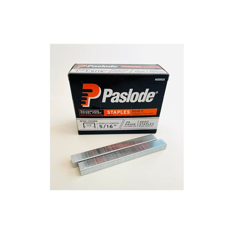 Duo-Fast 5010C - 5/16-Inch x 20 Gauge Chisel Staples