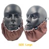 Mens Reversible Silky Satin Bamboo Beard Bonnet Bedtime Beard Bandana